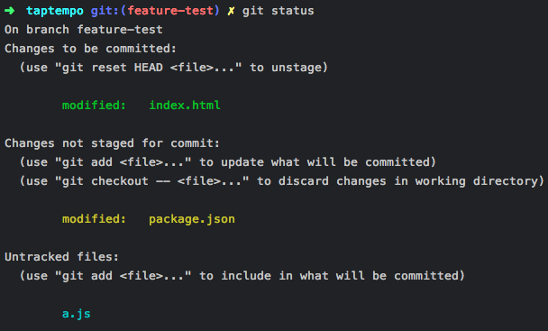 git status 示意图